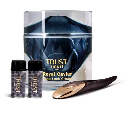 کرم خاویار تراست اسمارت Trust کرم خاویار تراست اسمارت Trust برای آبرسانی، جوانسازی و بهبود بافت پوست صورت